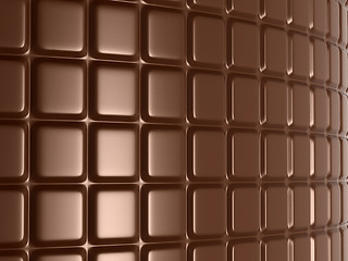 Image showing Sweet food: large chocolate bar 