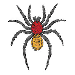 Image showing spider cartoon