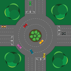 Image showing round intersection