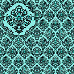 Image showing damask detailed seamless texture