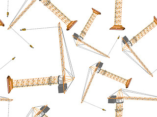 Image showing cranes pattern