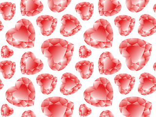 Image showing valentine diamonds pattern