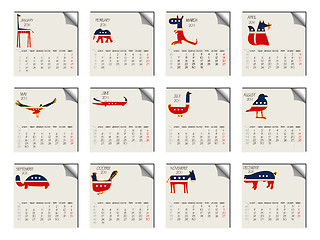 Image showing 2011 animals calendar