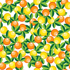 Image showing oranges and lemons pattern