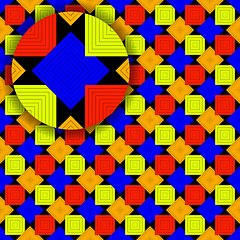 Image showing squares pattern with detail