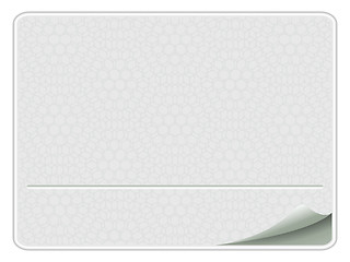 Image showing rectangular empty paper