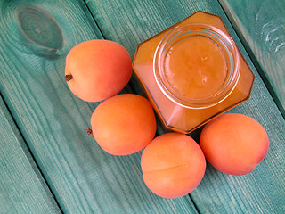 Image showing apricot jam