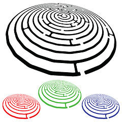 Image showing mazes design elements