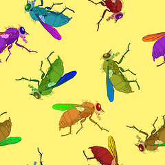 Image showing flies pattern