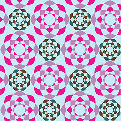 Image showing abstract geometric seamless pattern