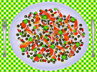 Image showing vegetables salad