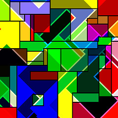 Image showing rectangular abstract pattern