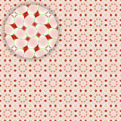Image showing flowerish seamless pattern with detail