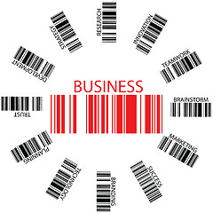 Image showing business bar codes