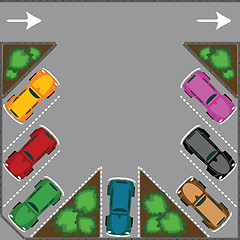 Image showing parking for cars