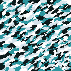 Image showing aqua camouflage texture