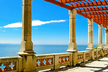 Image showing Sea pillars