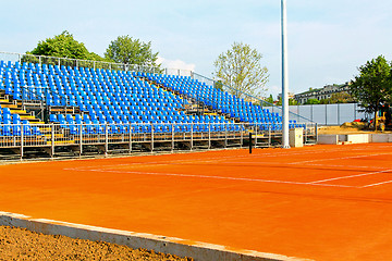 Image showing New tennis court