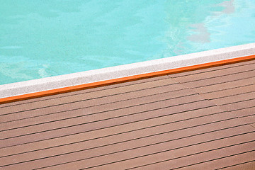 Image showing Swimming pool edge
