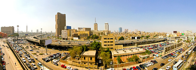 Image showing Cairo traffic jam