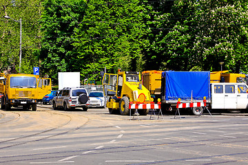 Image showing New street works