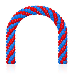 Image showing arch of balloons