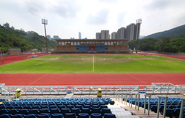 Image showing Track Lanes and Stadium 