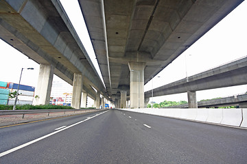 Image showing highway under the bridge