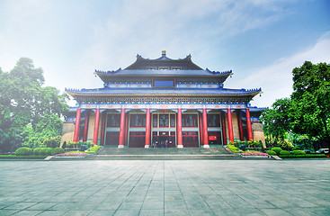 Image showing Sun Yat-sen Memorial Hall in Guangzhou, China. It is a HDR image