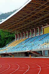 Image showing Track Lanes and Stadium 