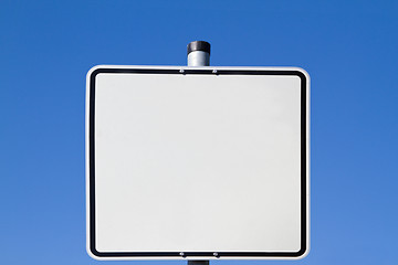 Image showing Empty sign