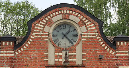 Image showing Clock on an old building.