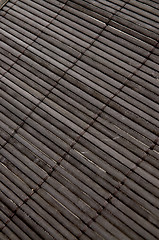 Image showing Background - volumetric Japanese reed mat