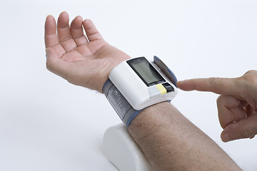Image showing Checking Blood Pressure
