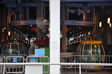 Image showing Cable Cars at Ocean Park