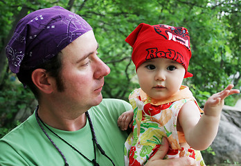 Image showing Father and daughter