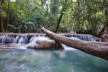 Image showing beautiful waterfall cascades