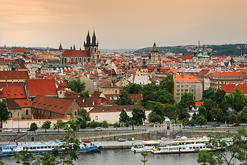Image showing view on the Prague