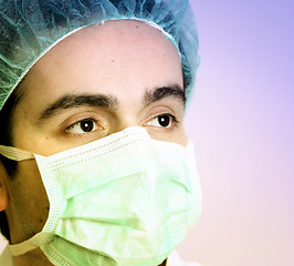 Image showing Portrait of a young doctor.