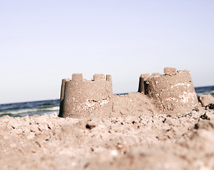 Image showing Sand castle