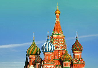 Image showing st Basil cathedral in Moscow. Russia.