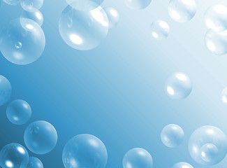 Image showing air bubbles background