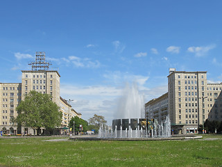 Image showing berlin strausberger platz