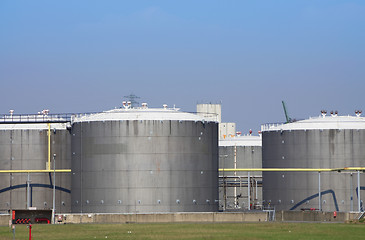 Image showing oil tanks