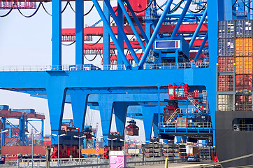 Image showing container terminal germany