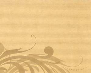 Image showing paper texture with floral design