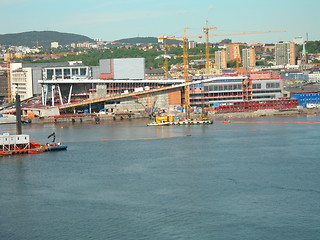 Image showing The new opera house in Oslo