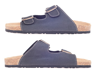 Image showing Cork slippers