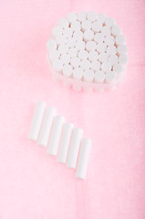 Image showing Dental cotton rolls