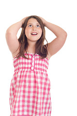 Image showing Surprised girl